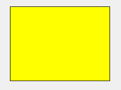 黒枠に黄色の四角形