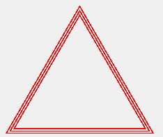 三重線の三角形